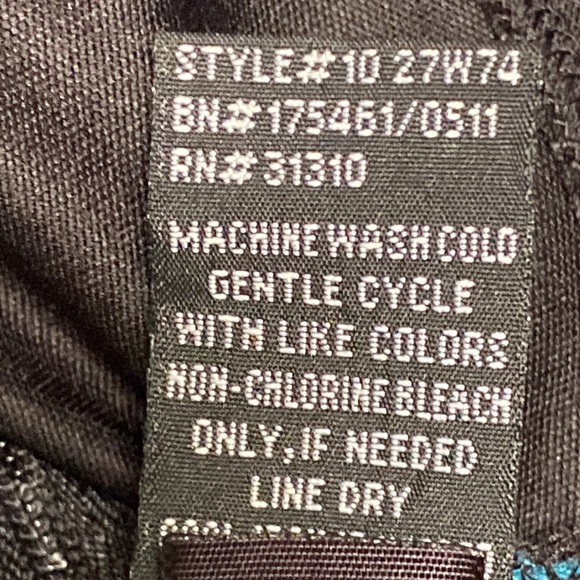 B-Wear Byer California Multicolored Sleeveless Teal & Purple Dressy Blouse Sz S - Picture 8 of 9